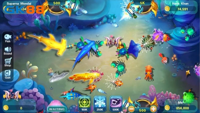 Bắn Cá Game Vui: Đại Dương Màu Sắc Và Phần Thưởng Hấp Dẫn 3 Các loại cá và sinh vật sống đa dạng